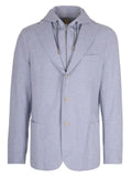Eleventy hooded cotton jacket