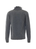 ALPHA STUDIO half-zip high-neck sweater