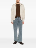 Corneliani cable-knit zip-up sweater