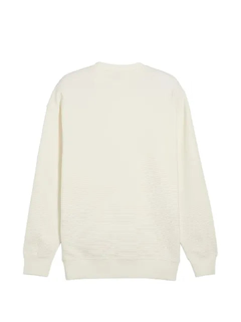 PUMA waffle-knit embroidered sweater